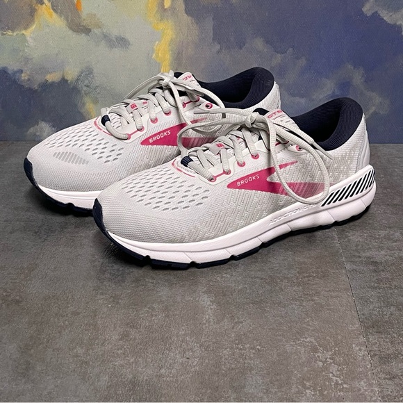 Brooks Addiction GTS 15 Oyster/Peacoat Women's Sneakers Size 6.5B - Picture 3 of 16